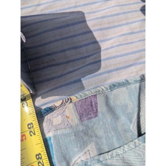 Vintage Van Heusen 417โ Men's Geometric Shirt Size XL Button Up Short Sleeve - Picture 7 of 12